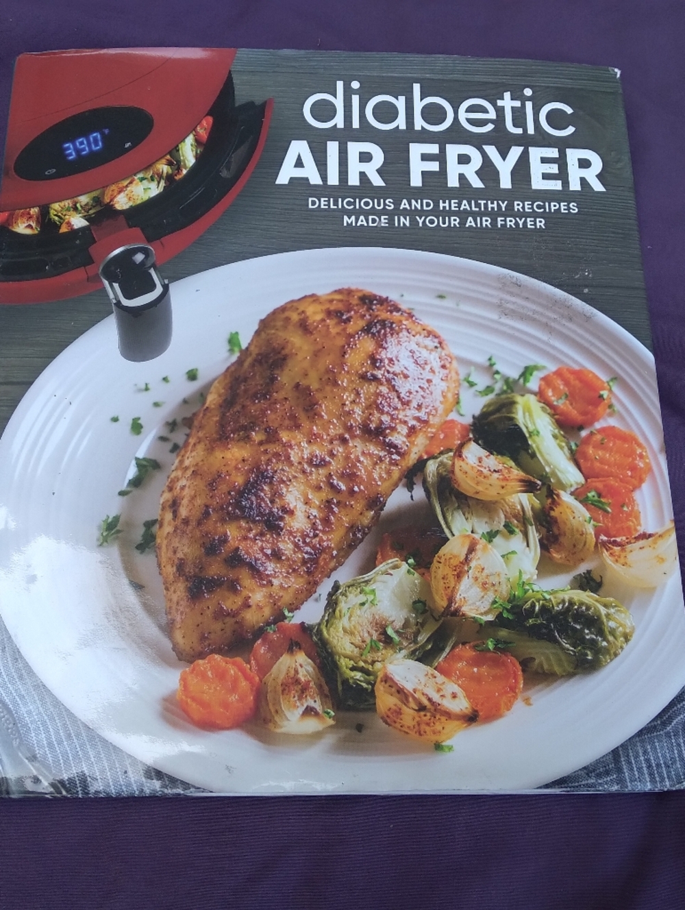 Diabetic Air Fryer Cookbook - Healthy Recipes for Red Air Fryers